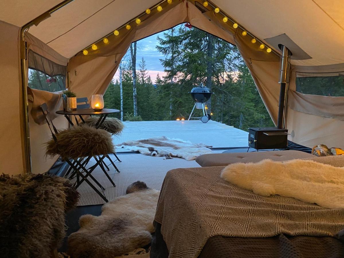 Glamping Tent With Amazing View In The Forest Torsby Zewnętrze zdjęcie