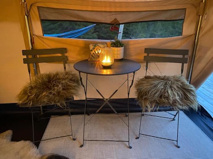 Glamping Tent With Amazing View In The Forest Torsby Zewnętrze zdjęcie